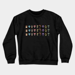 Mushroom Family Crewneck Sweatshirt